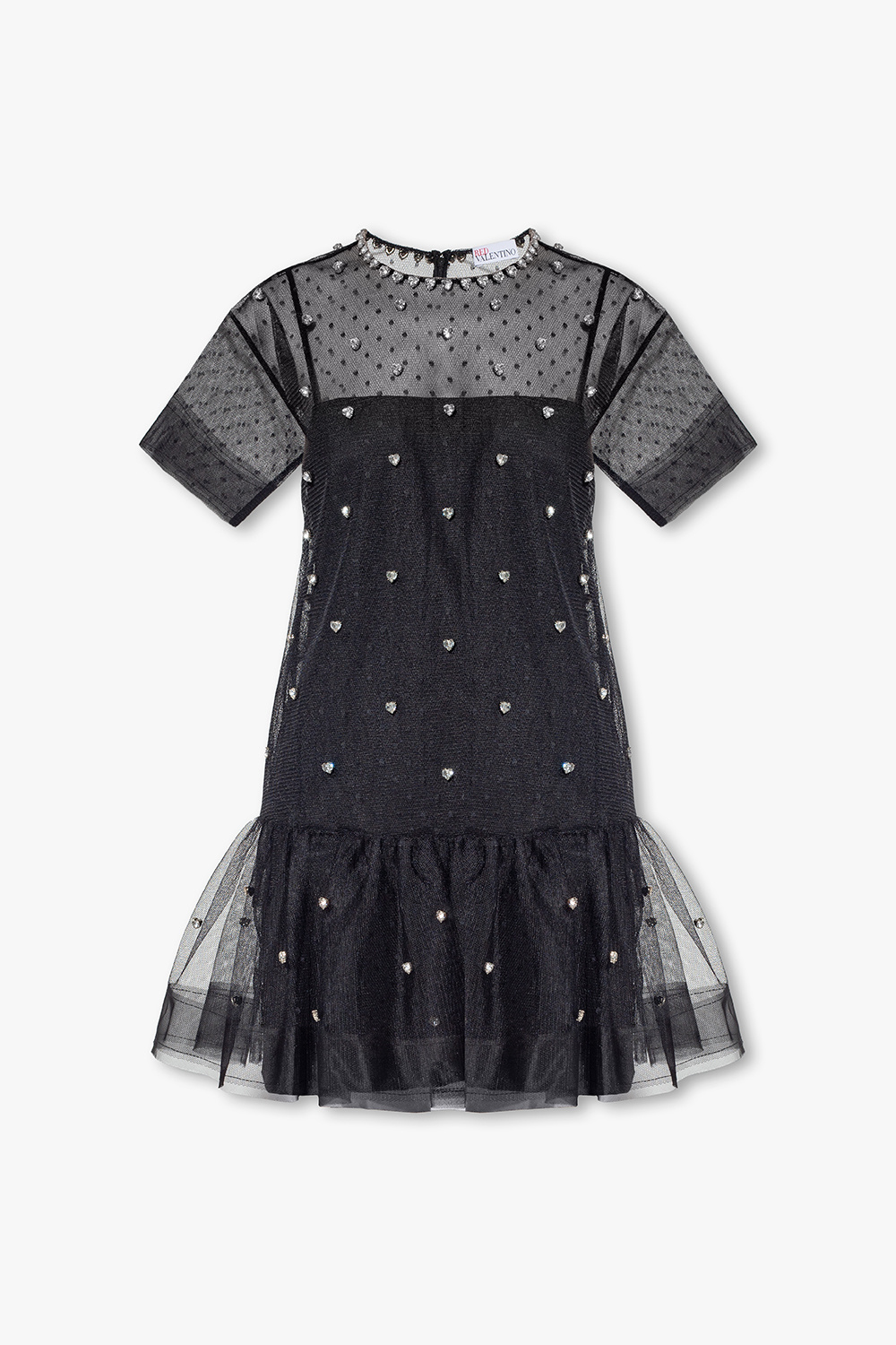 Red valentino black tulle clearance dress